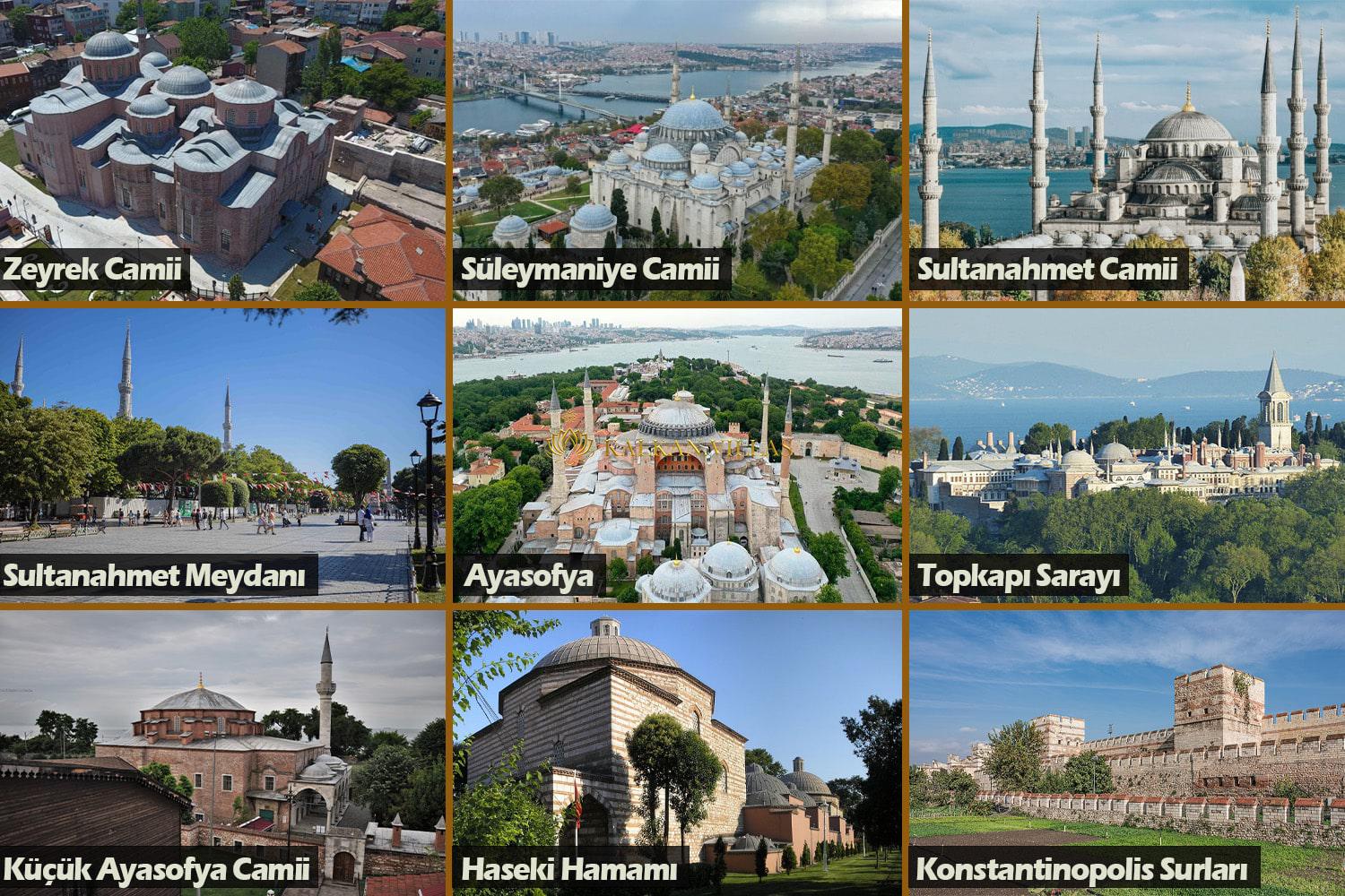 İstanbul'un Tarihi Alanları