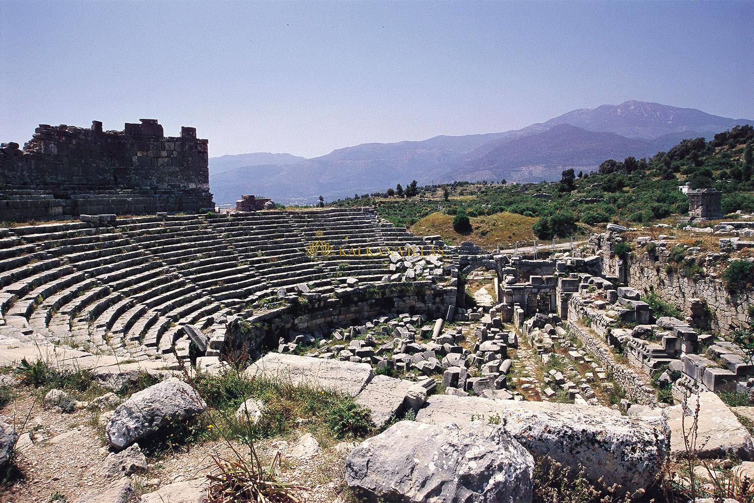 kaş kalkan antik kentler xanthos
